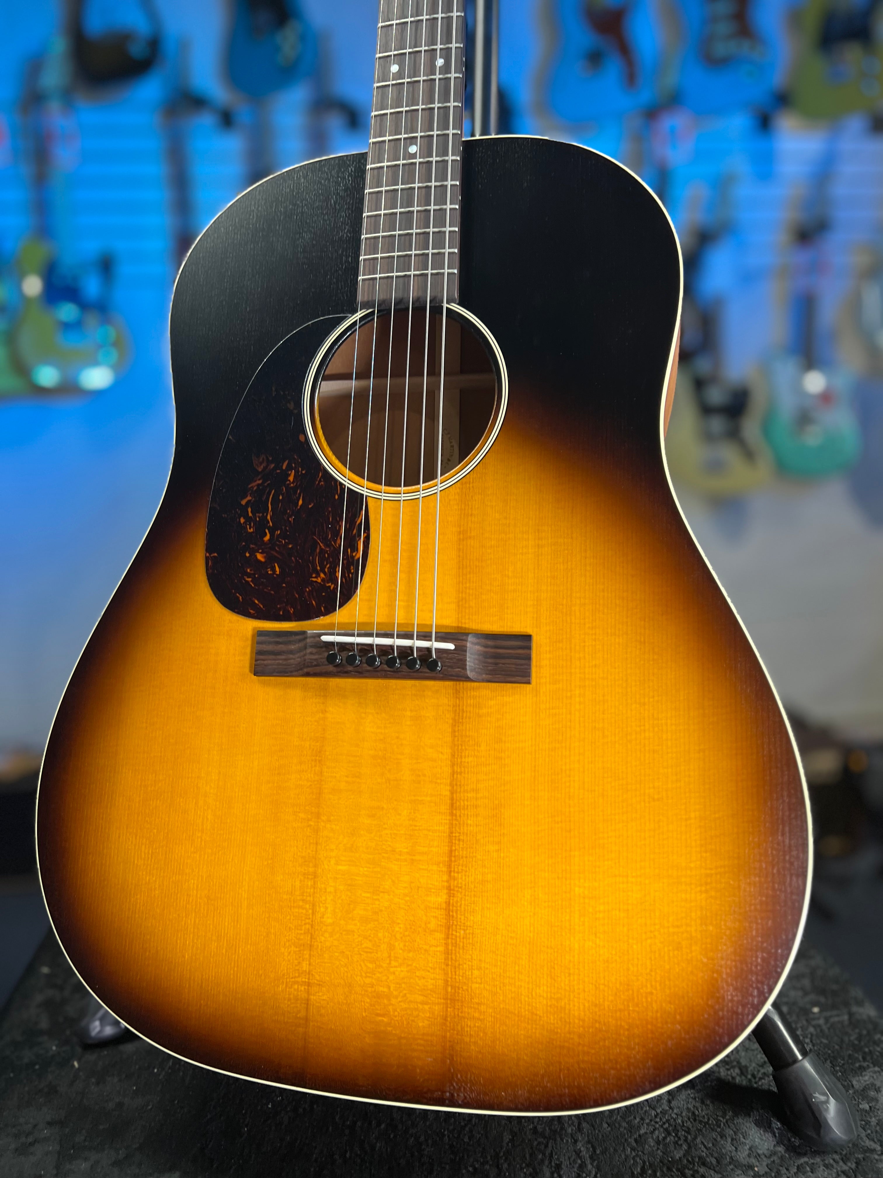Martin DSS-17 Left-handed Acoustic Guitar - Whiskey Sunset Burst Auth Deal Free Ship! 758 GET PLEK’D!