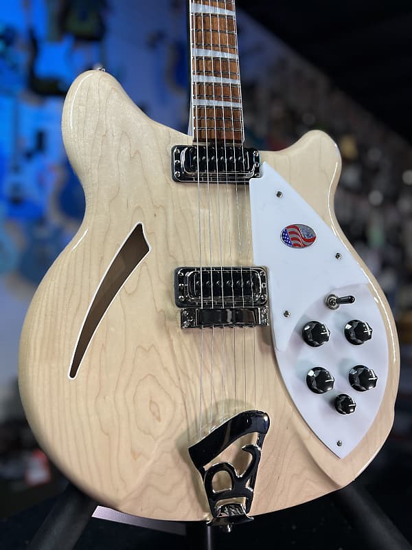 New Rickenbacker 360 Mapleglo Electric Guitar w/ OHSCase, Free Ship, Auth Dealer 360MG 775