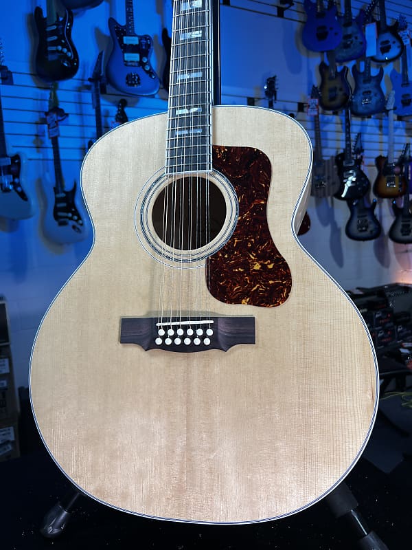 Guild F-512 12-string Acoustic Guitar Natural Auth Deal Free Ship! 063