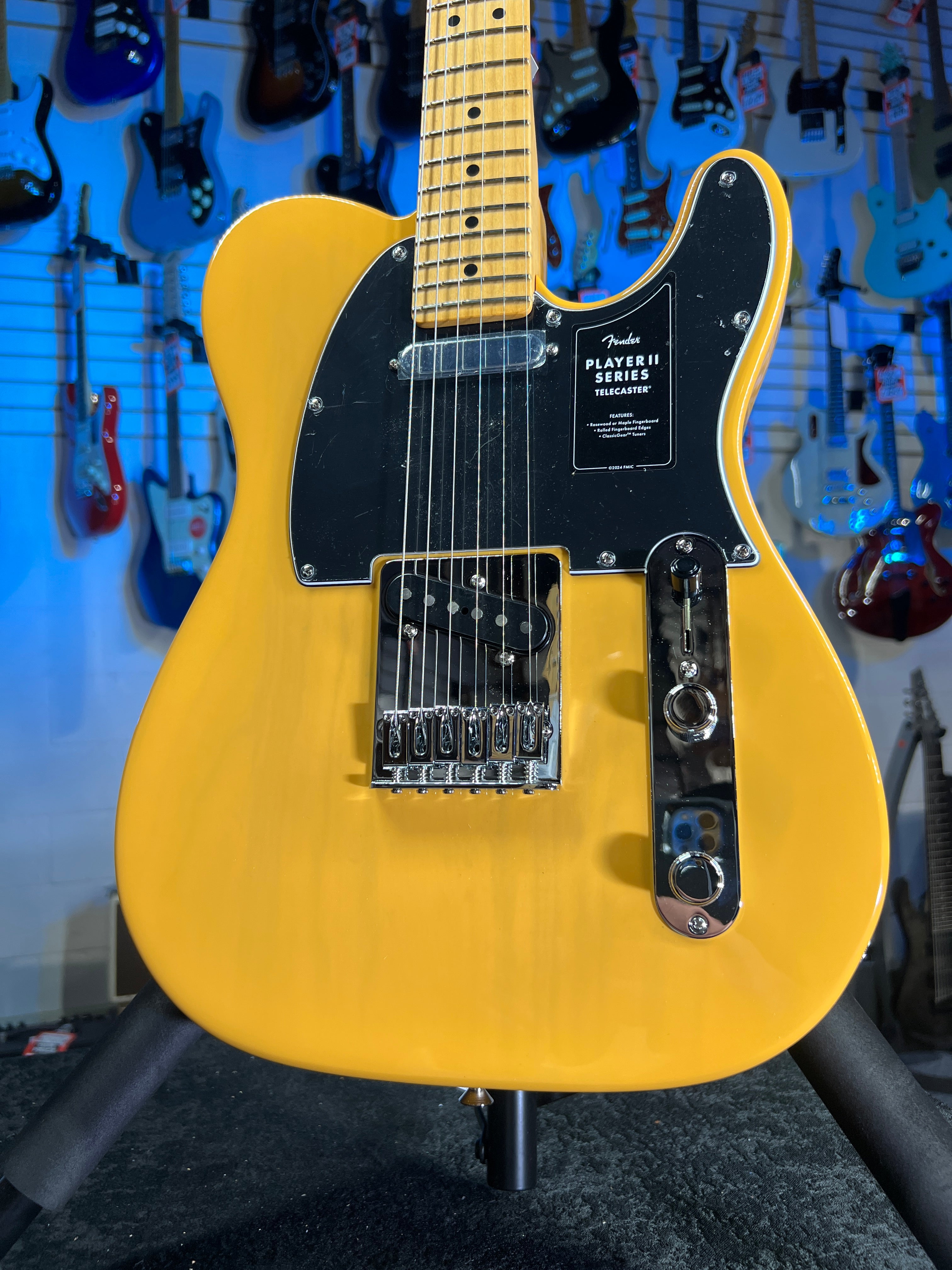 Fender Player II Telecaster Electric Guitar - Butterscotch Blonde with Maple Fingerboard Auth Deal Free Ship! 362 GET PLEK’D!