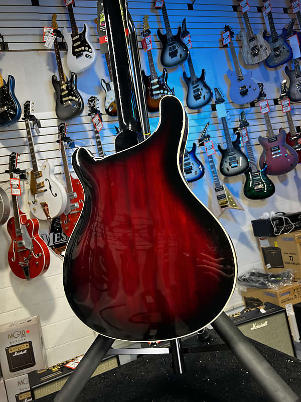 PRS SE Hollowbody Standard Electric Guitar - Fire Red Burst *FREE PLEK WITH PURCHASE* 261 GET PLEK’D!