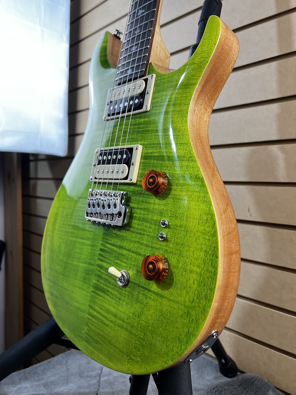 SE Custom 24-08 Electric Guitar - Eriza Verde #166